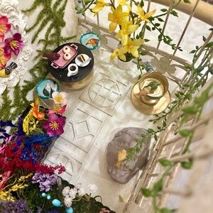 Handmade Miniature Dollhouse Conservatory Greenhouse Antique Victorian Birdcage